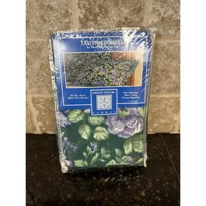 Ashley Taylor Floral Standard Tailored Pillow Sham NEW Alicia Hunter Green 20x26